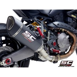 Uitlaatdemper SC1-R carbon Ducati Monster 821 (18-21)