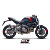 Uitlaatdemper SC1-R carbon Ducati Monster 821 (18-21)