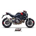 Uitlaatdemper SC1-R titanium Ducati Monster 821 (18-21)