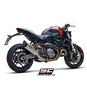 Uitlaatdemper SC1-R titanium Ducati Monster 821 (18-21)