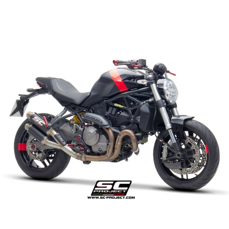 Uitlaatdemper GP carbon Ducati Monster 821 (18-21)