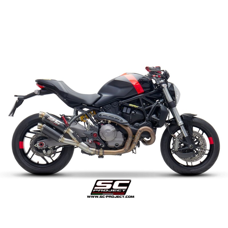 Uitlaatdemper GP carbon Ducati Monster 821 (18-21)