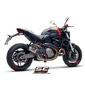 Uitlaatdemper CR-T titanium Ducati Monster 821 (18-21)