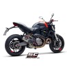 Uitlaatdemper CR-T titanium Ducati Monster 821 (18-21)