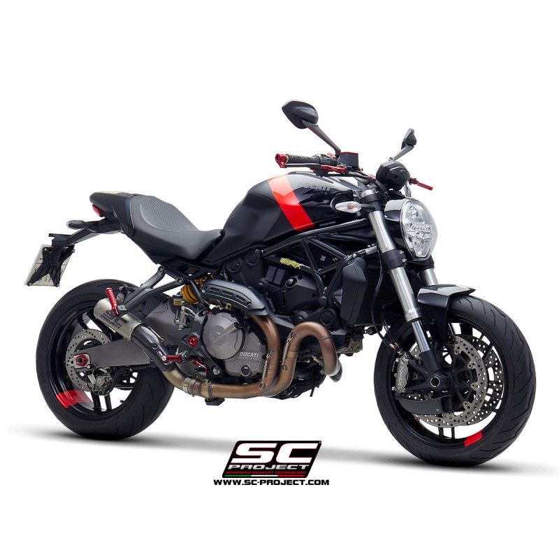 Uitlaatdemper CR-T titanium Ducati Monster 821 (18-21)