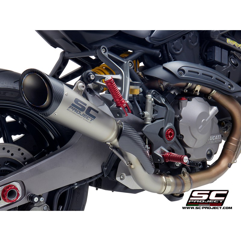 Uitlaatdemper S1 titanium Ducati Monster 821 (18-21)