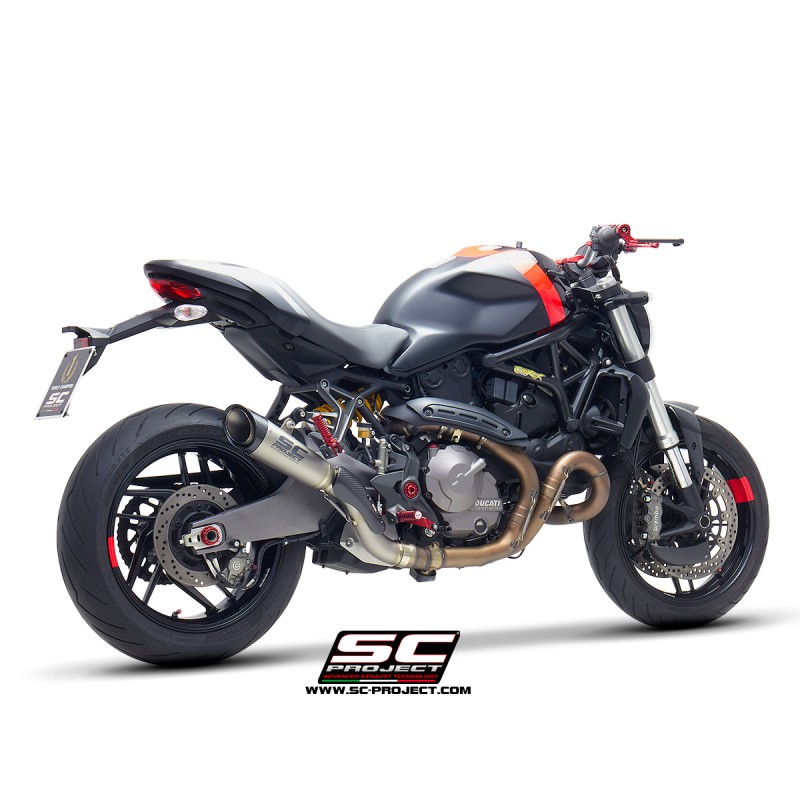 Uitlaatdemper S1 titanium Ducati Monster 821 (18-21)