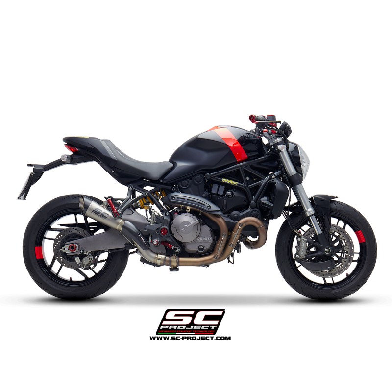 Uitlaatdemper S1 titanium Ducati Monster 821 (18-21)