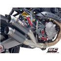 Uitlaatdemper GP70-R double carbon Ducati Monster 821 (18-21)