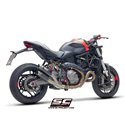 Uitlaatdemper GP70-R double carbon Ducati Monster 821 (18-21)