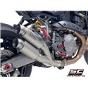 Uitlaatdemper GP70-R double titanium Ducati Monster 821 (18-21)