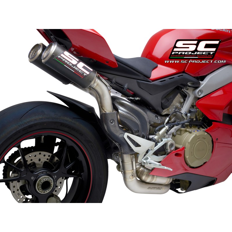 Uitlaatsysteem 2-1-2 CR-T M2 double titanium Ducati Panigale V4-V4S (19-20)