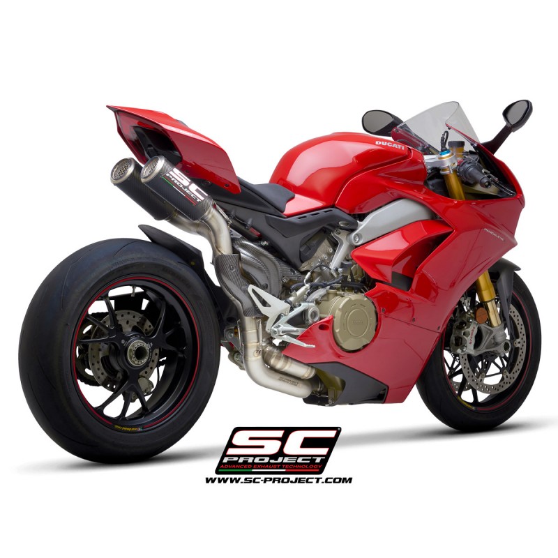 Uitlaatsysteem 2-1-2 CR-T M2 double titanium Ducati Panigale V4-V4S (19-20)