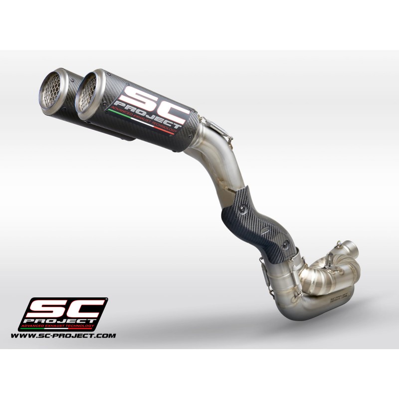 Uitlaatsysteem 2-1-2 CR-T M2 double titanium Ducati Panigale V4-V4S (19-20)