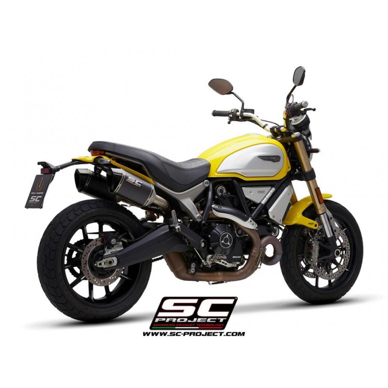 Uitlaatdempers MTR carbon Ducati Scrambler 1100 (18-19)