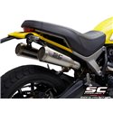 Uitlaatdempers Conical 70S RVS Ducati Scrambler 1100 (18-19)