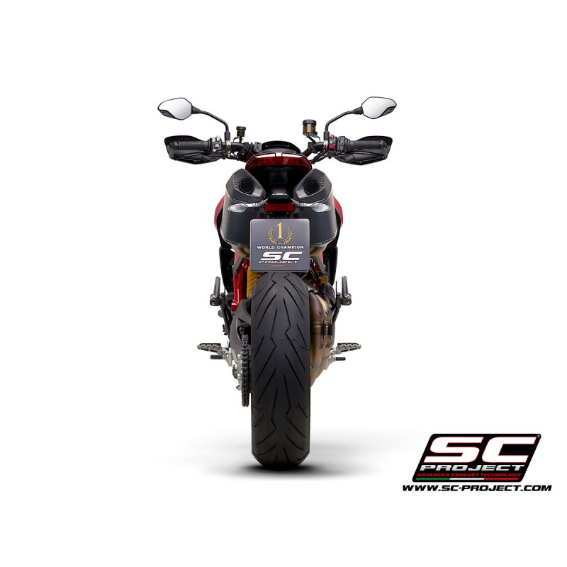 Uitlaatdempers SC1-M carbon Ducati Hypermotard 950-SP (19-21)