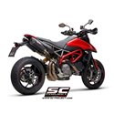 Uitlaatdempers SC1-M carbon Ducati Hypermotard 950-SP (19-21)