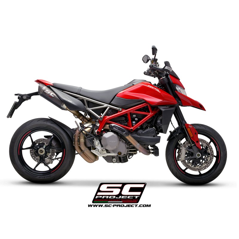 Uitlaatdempers SC1-M carbon Ducati Hypermotard 950-SP (19-21)