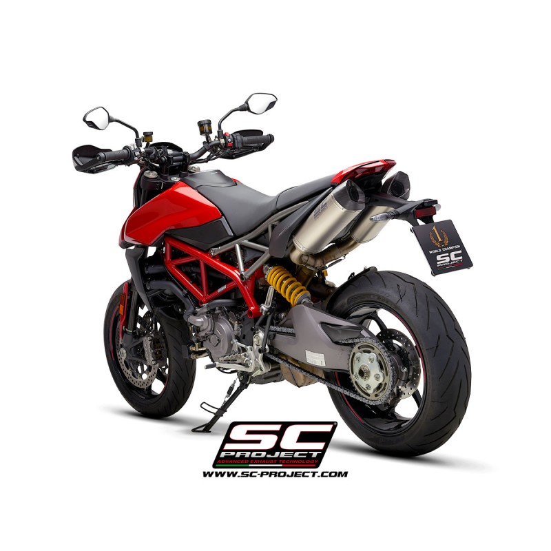 Uitlaatdempers SC1-M titanium Ducati Hypermotard 950-SP (19-21)