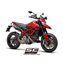 Uitlaatdempers SC1-M titanium Ducati Hypermotard 950-SP (19-21)