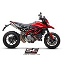 Uitlaatdempers SC1-M titanium Ducati Hypermotard 950-SP (19-21)