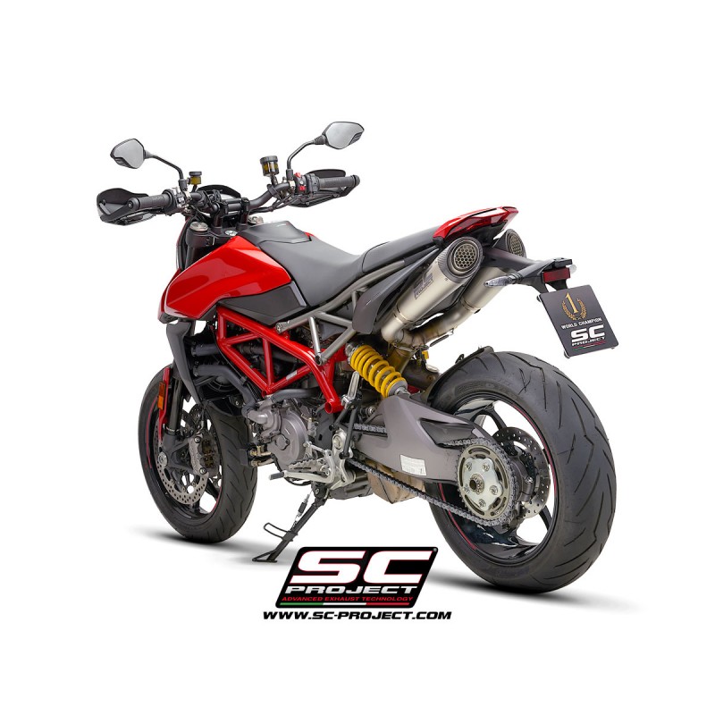 Uitlaatdempers S1 titanium Ducati Hypermotard 950-SP (19-21)