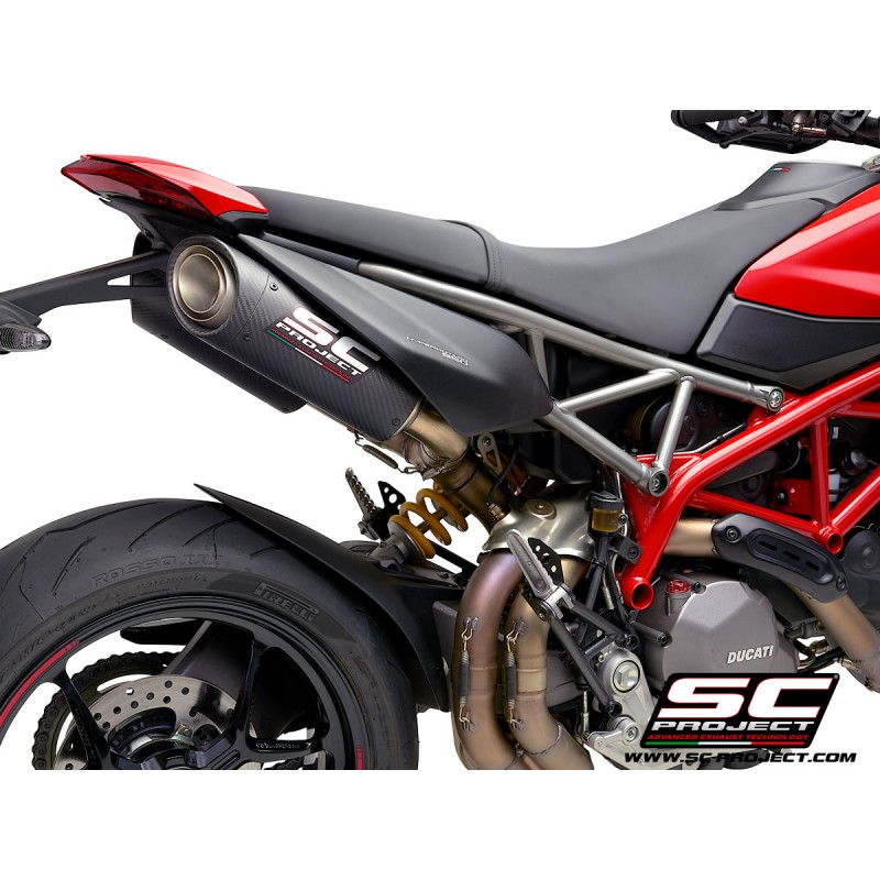 Uitlaatdempers S1 carbon Ducati Hypermotard 950-SP (19-21)