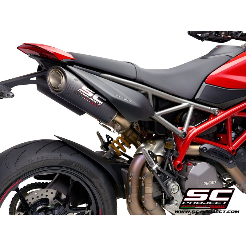 Uitlaatdempers S1 carbon Ducati Hypermotard 950-SP (19-21)