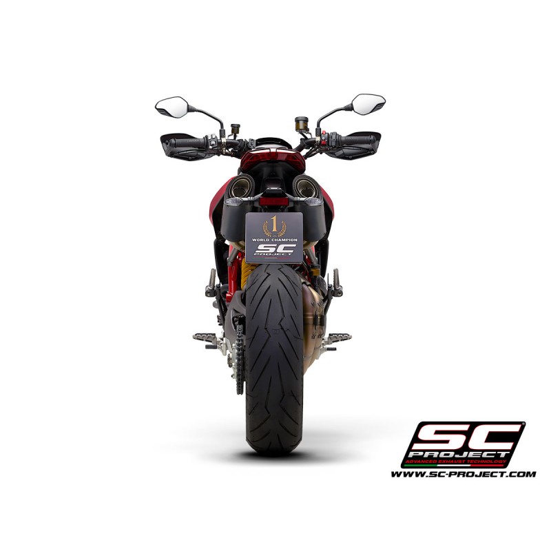 Uitlaatdempers S1 carbon Ducati Hypermotard 950-SP (19-21)