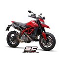 Uitlaatdempers S1 carbon Ducati Hypermotard 950-SP (19-21)