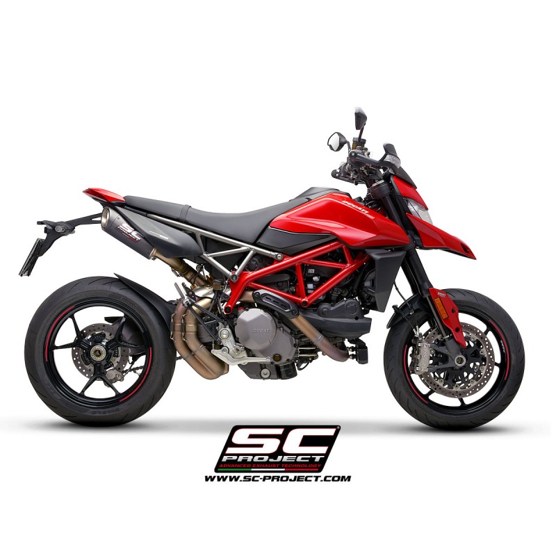 Uitlaatdempers S1 carbon Ducati Hypermotard 950-SP (19-21)