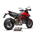 Uitlaatdempers S1 carbon Ducati Hypermotard 950-SP (19-21)