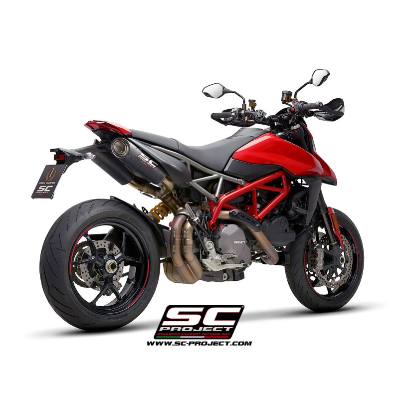 Uitlaatdempers S1 carbon Ducati Hypermotard 950-SP (19-21)