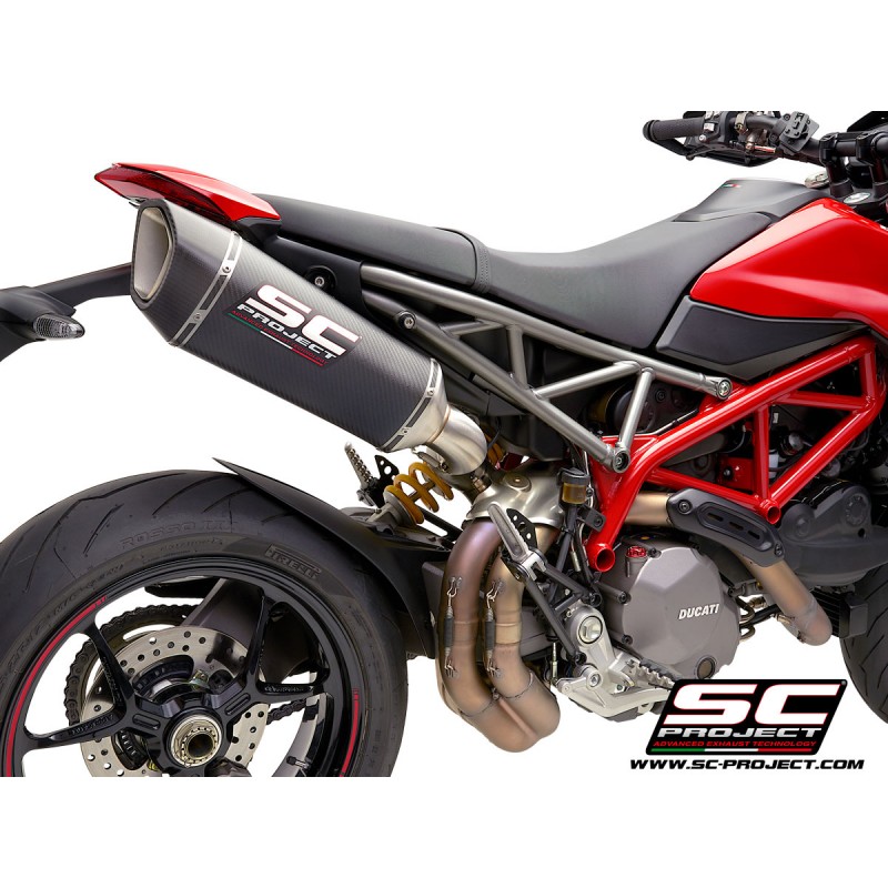 Uitlaatdemper SC1-R carbon Ducati Hypermotard 950-SP (19-21)