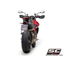 Uitlaatdemper SC1-R carbon Ducati Hypermotard 950-SP (19-21)