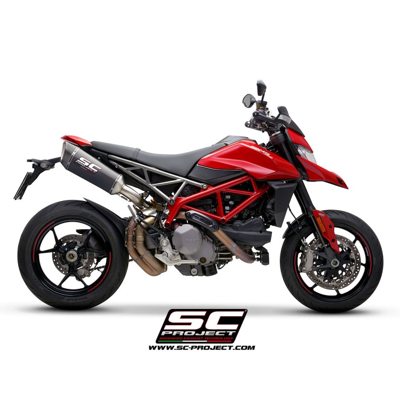 Uitlaatdemper SC1-R carbon Ducati Hypermotard 950-SP (19-21)