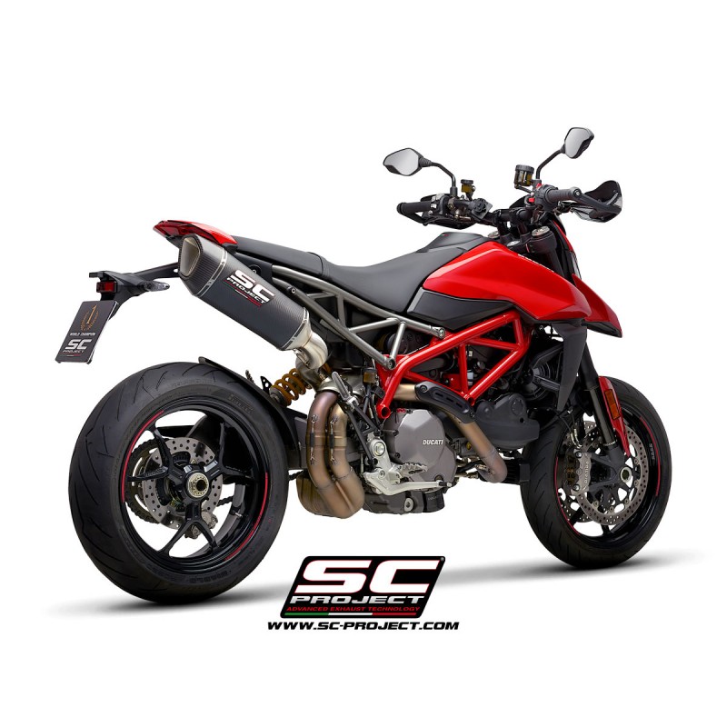 Uitlaatdemper SC1-R carbon Ducati Hypermotard 950-SP (19-21)