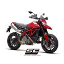 Uitlaatdemper SC1-R titanium Ducati Hypermotard 950-SP (19-21)