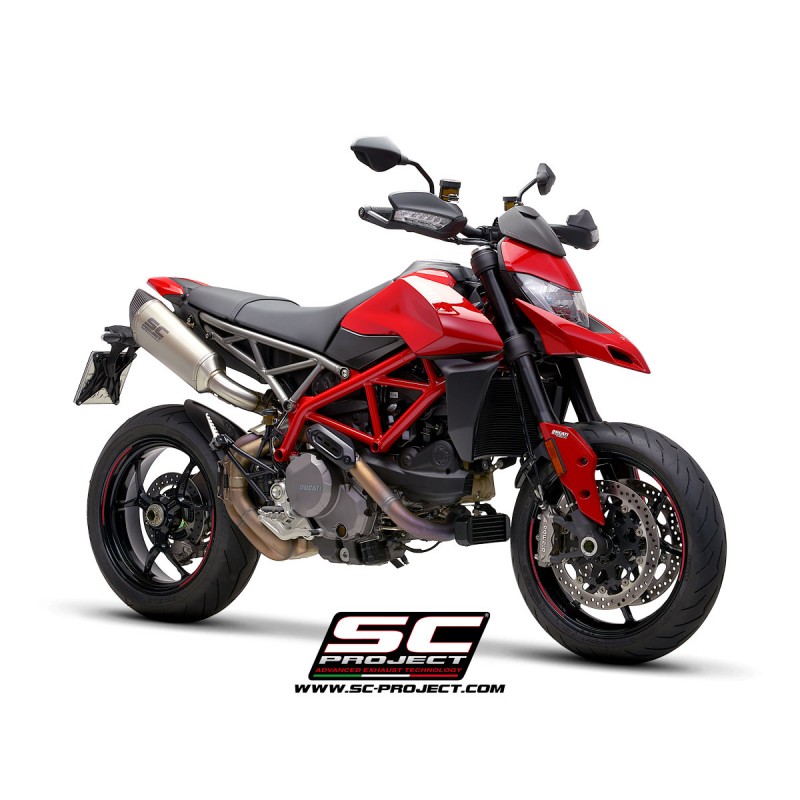 Uitlaatdemper SC1-R titanium Ducati Hypermotard 950-SP (19-21)