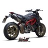 Uitlaatdempers CR-T M2 carbon Ducati Hypermotard 950-SP (19-21)