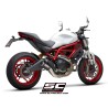 Uitlaatdemper CR-T carbon Ducati Monster 797 (17-20)