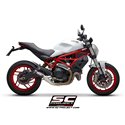 Uitlaatdemper CR-T carbon Ducati Monster 797 (17-20)