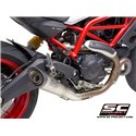 Uitlaatdemper S1 titanium Ducati Monster 797 (17-20)