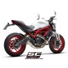 Uitlaatdemper S1 titanium Ducati Monster 797 (17-20)