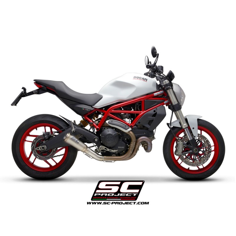 Uitlaatdemper S1-GP titanium Ducati Monster 797 (17-20)