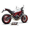 Uitlaatdemper GP70-R titanium Ducati Monster 797 (17-20)