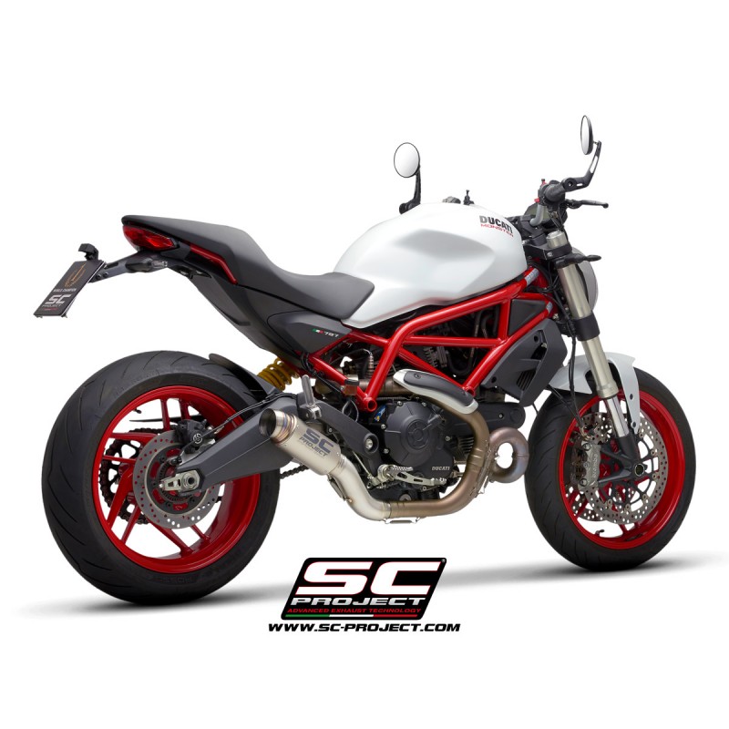 Uitlaatdemper GP70-R titanium Ducati Monster 797 (17-20)