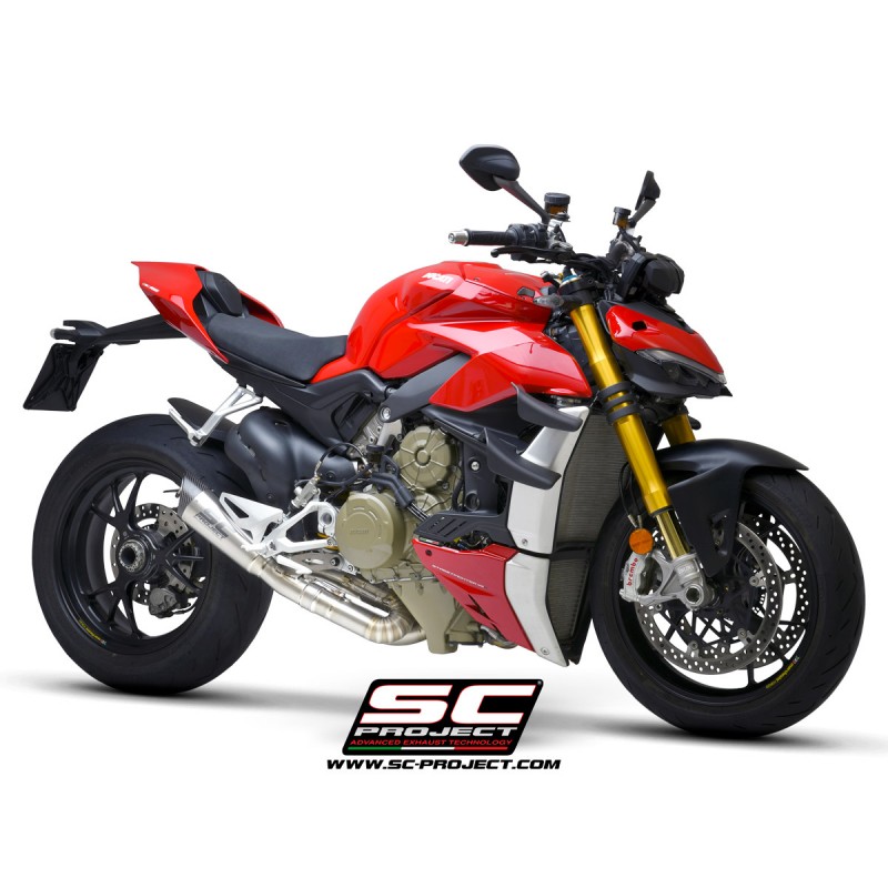 Uitlaatdemper S1 titanium Ducati Streetfighter V4 (20)