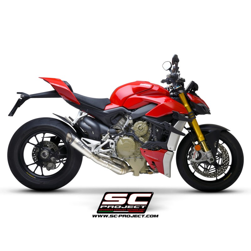 Uitlaatdemper S1 titanium Ducati Streetfighter V4 (20)